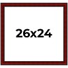 PosterPalooza | Photo Size Weathered Red Picture Frame - UV Acrylic, Foam Board Backing, Hanging Hardware - 2 of 4