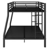 NicBex Full XL Over Queen Bunk Bed with Full-Length Safety Guardrail,Metal Loft Bed with Built-In Ladder,Modern Bunk Beds,Bunk Beds for Bedroom - 4 of 4