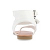 Journee Collection Womens Kyle Ankle Wrap Low Block Heel Sandals - 3 of 4