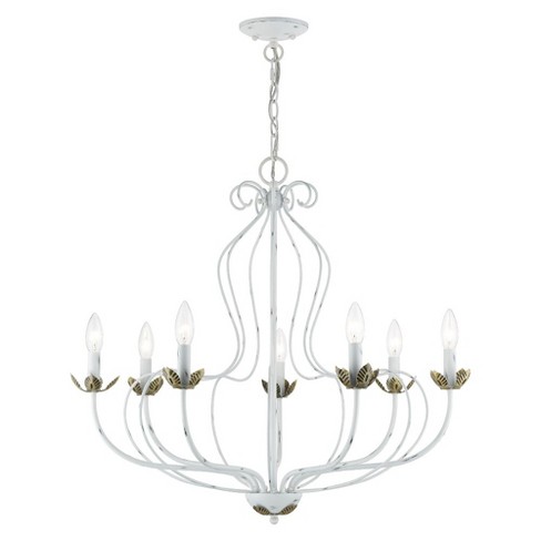 Livex Lighting Katarina 7 - Light Chandelier in  Antique White - image 1 of 1