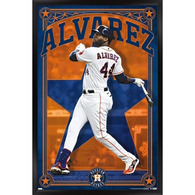 Trends International MLB Houston Astros - Jose Altuve 15 Unframed Wall  Poster Print Black Clip Bundle 22.375 x 34