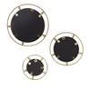 Set of 3 Theron Prong Wall Mirrors Gold - Brewster: Elegant Accent Pieces, No Assembly, Round Shape - 4 of 4