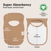 KeaBabies 8-Pack Hallo Baby Drool Bibs , Baby Bibs for Boys, Girls, Pull-on Bibs for Baby Boy, Baby Girl, Baby Bib Unisex - 3 of 4