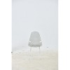 Spoon Shaped Plastic Dining Chair, Set of 4, Metal & Wood Leg, Some Have Soft Cushions - 3 of 4