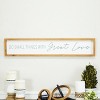 VIP Wood 28 in. White Small Things Love Sign - 2 of 4