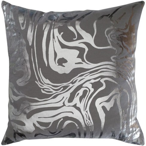 Mark & Day Maldegem Modern Medium Gray Throw Pillow : Target