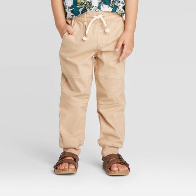 toddler boy khaki joggers