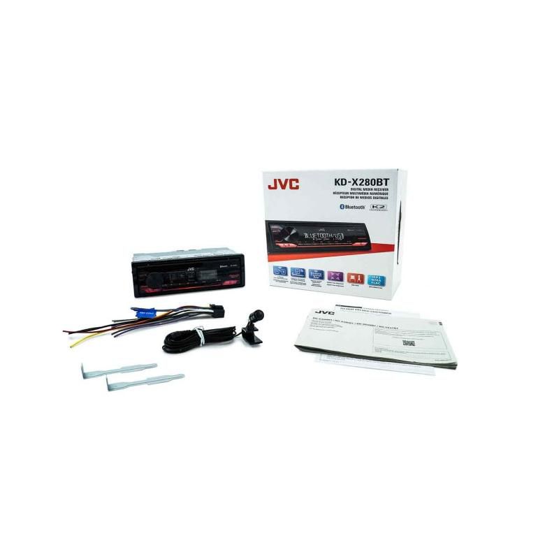 JVC KD-X280BT Digital Media Receiver featuring Bluetooth / USB / 13-Band EQ / JVC Remote App Compatibility, 4 of 5
