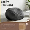 ORRD Gray Memory Foam Bean Bag Chair – Ultra Plush Lounge Chair for Adults - 2 of 4