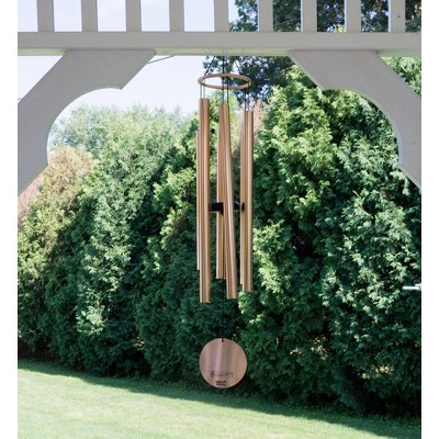 Nature's Melody 42-Inch Rose Gold Aluminum Wind Chimes