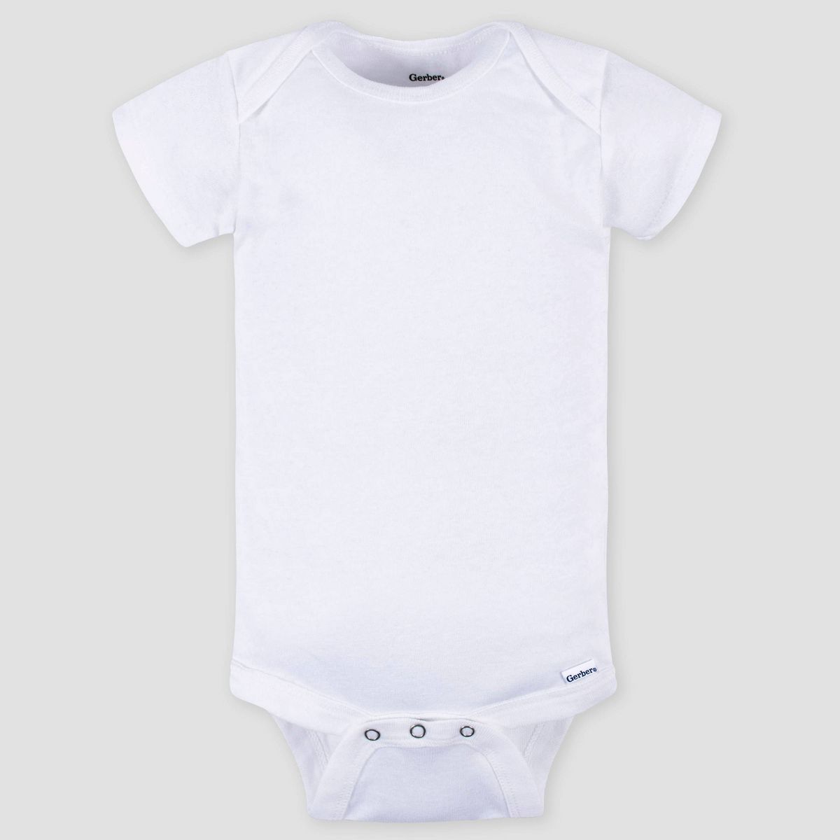 Gerber Baby 4pk Short Sleeve Onesies Bodysuit - White - thumbnail 2