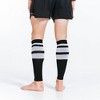 PRO Compression Calf Sleeves, Black Classic Stripe - 4 of 4