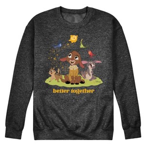 Men's - Disney - We Are Better Together Graphic Fleece Sweatshirt - 1 of 4