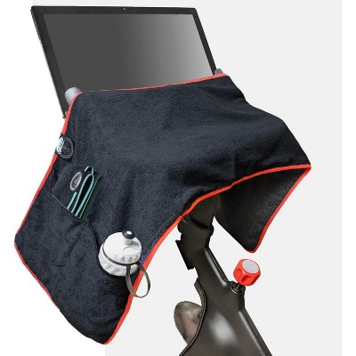 LOVMOR Indoor Cycling Workout Towel with Sweat Towel,Handlebar Sweat Guard for Peloton