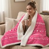 PAVILIA Healing Thoughts Blanket for Women Men, Get Well Prayer Gift for Family Friends, Soft Fluffy Plush Microfiber - 3 of 4