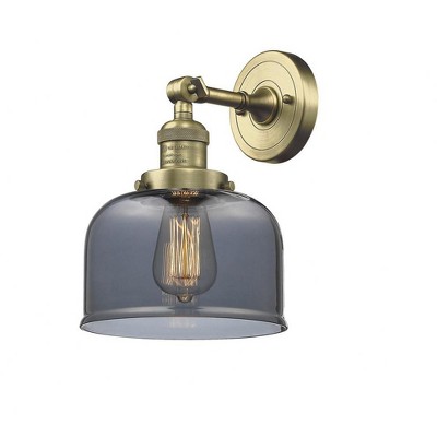 Bell - 1 Light Wall Sconce In Industrial Style-12 Inches Tall and 8 Inches Wide