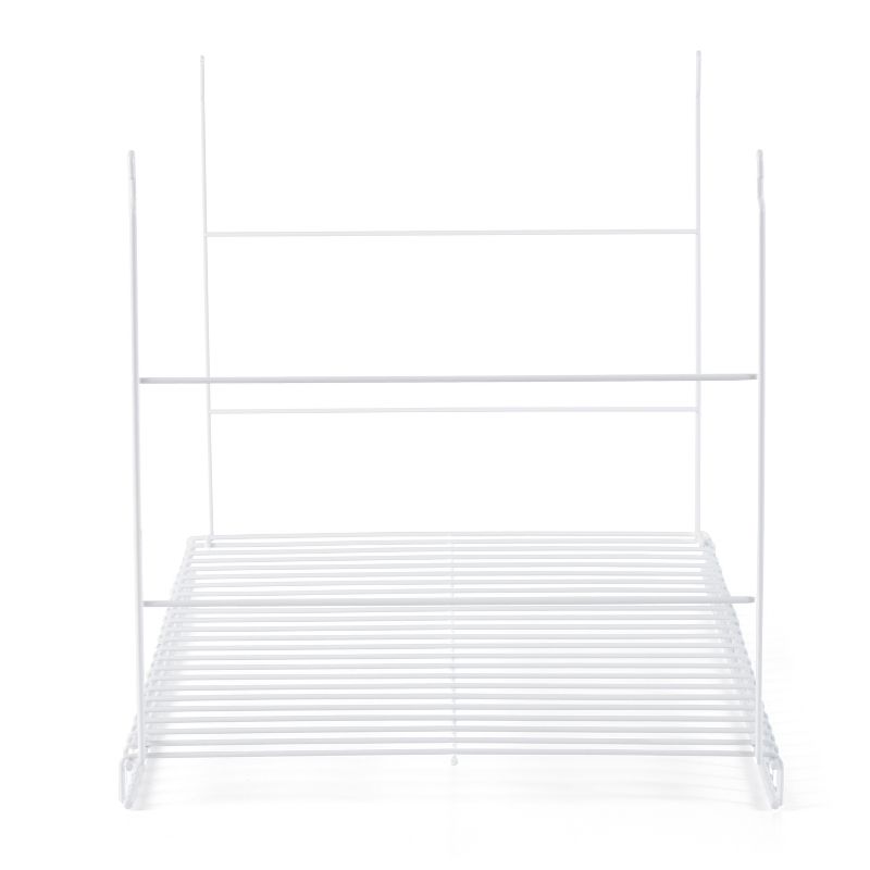 Rubbermaid Universal 24 Inch Long Durable Steel Custom Wire Hanging Added Storage Shelf Accessory, White, 3 of 7