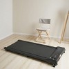 Syemin Treadmills Pad Running 1HP Cushioned Belt 6° Incline Portable Treadmill Spacious Surface Under Desk Home Gym Exercise, Black, 49.2"*20.5"*4.92" - 2 of 4