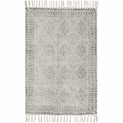 Hauteloom Rectangle Area Rug   Black