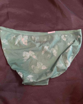 Women's Seamless Bikini Underwear - Auden™ Green Confetti Xs : Target