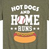 Boys' - Instant Message - Hot Dogs And Home Runs Short Sleeve Graphic T-Shirt - 2 of 4