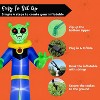 Joyfy 12 FT Giant Halloween Inflatable Outdoor Decoration, Alien Wizard Ghosts with LEDs for Halloween Indoor Outdoor Yard Lawn Garden Decoration - 4 of 4