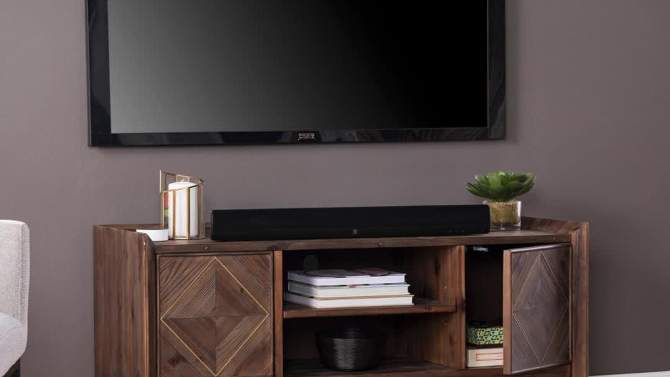 Glacerad Reclaimed Wood Media Console for TVs upto 50&#34; Brown - Aiden Lane, 2 of 13, play video