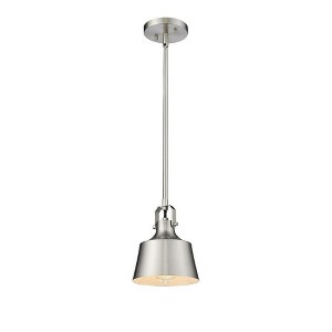 Provin - 1 Light Stem Hung Mini Pendant In Industrial Style-8.13 Inches Tall and 7 Inches Wide - 1 of 1