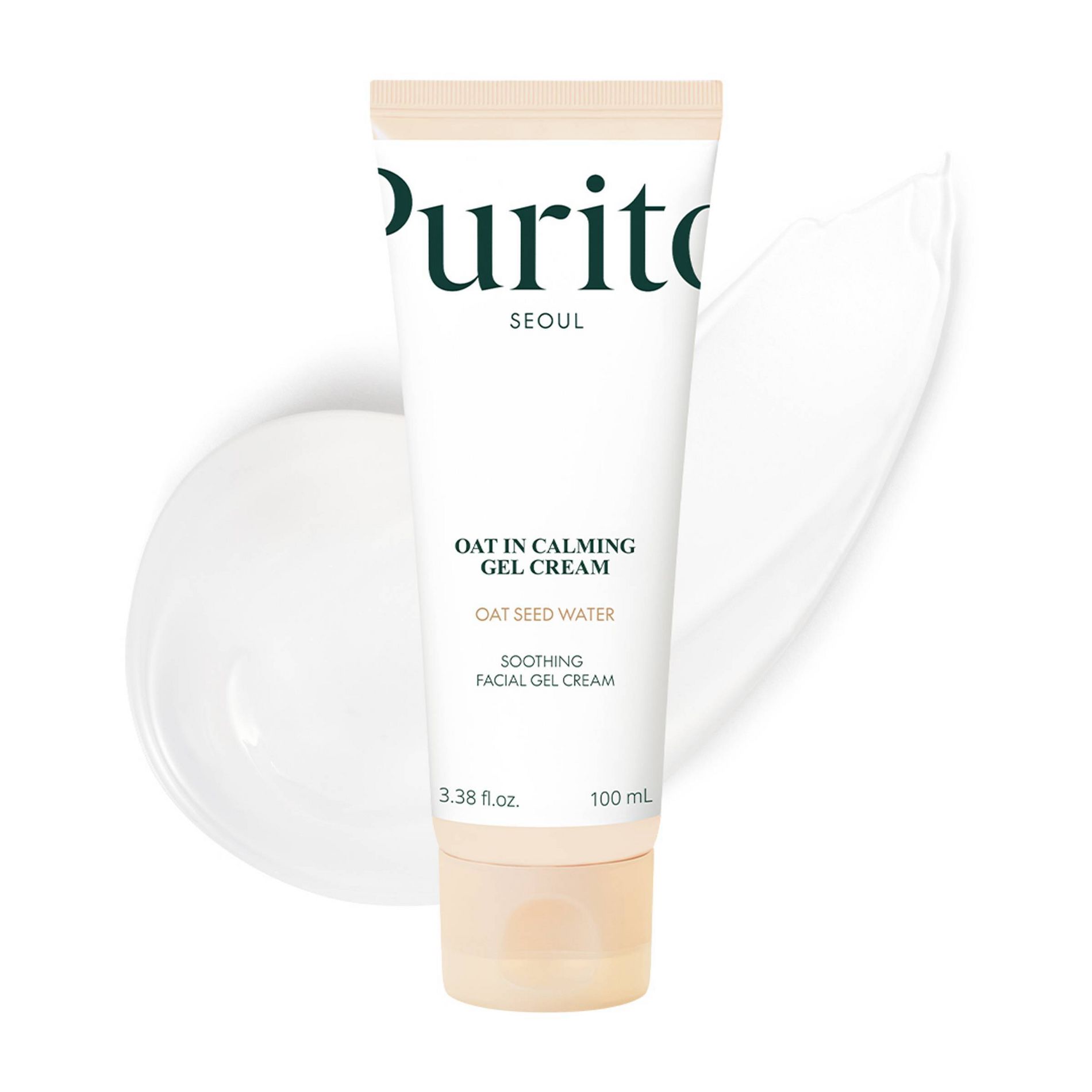 Purito Oat-in Calming Hydrating Facial Gel Cream - 3.38 fl oz