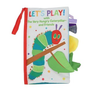 World of Eric Carle Very Hungry Caterpillar 6" Inch Sensory Soft Activity Book Toy - 1 of 4