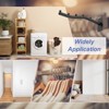 Unique Bargains Stainless Steel Sturdy Wall Mount Clothes Hanger for Bedroom Bathroom 3 Pcs - 3 of 3