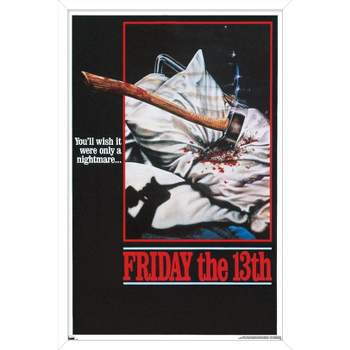 Trends International Friday The 13th - One Sheet Framed Wall Poster Prints  : Target