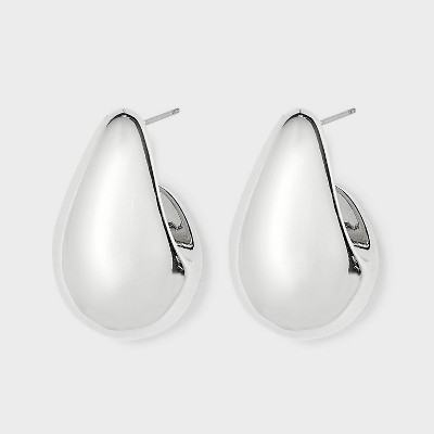 Domed Hoop Earrings Universal Thread Silver Target