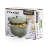 Crock-Pot Artisan 2 Piece 7 Quarts Enameled Cast Iron Dutch Oven in Pistachio Green - 4 of 4