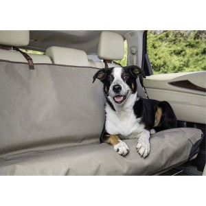 PetSafe Happy Ride Waterproof & Machine Washable Bench Seat Cover for Pets, Fits Most Vehicles, Tan (47"L x 60"W) - 1 of 4