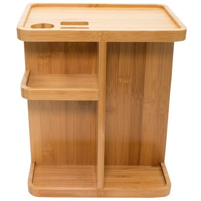 Sorbus 360 degree Bamboo Rotating Makeup Organizer