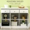 Bella Depot Farmhouse Sideboard Buffet Cabinet - 4 of 4