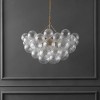 Betty Glass Bubbles Chandelier - CTL1090 - Brass/Clear - Safavieh - 3 of 4