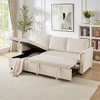 Gulches Loveseat Sofa with Chaise Lounge L-Shaped - 2 of 4
