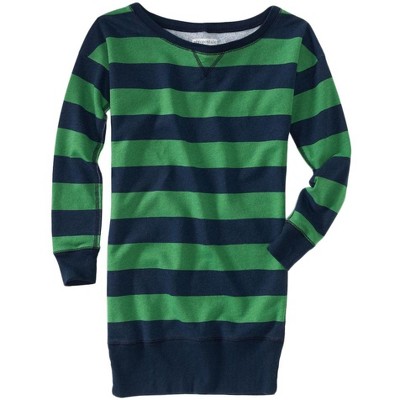 Aeropostale Womens Stripe Fleece Sweater Dress