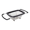 KitchenAid Expandable Colander-Black: Over the Sink Stainless Steel Strainer, Dishwasher-Safe, 24 Cup Capacity - 3 of 4
