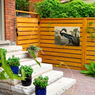 Louisiana Heron All-Weather Outdoor Canvas Wall Art