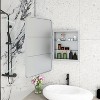 NicBex Rectangular Midecine Cabinet with LED&3 Adjustable Shelves,Wall Mounted&Recessed Bathroom Cabinet with Mirror,3 Optional LED Modes - 4 of 4