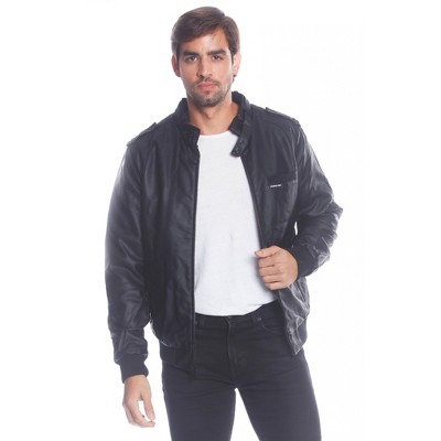 Target mens cheap leather jacket