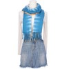 INSPIRE CHIC Women's Contrast Color Imitation Cashmere Ombre Fringe Soft Winter Warm Scarves 1Pc - 2 of 4