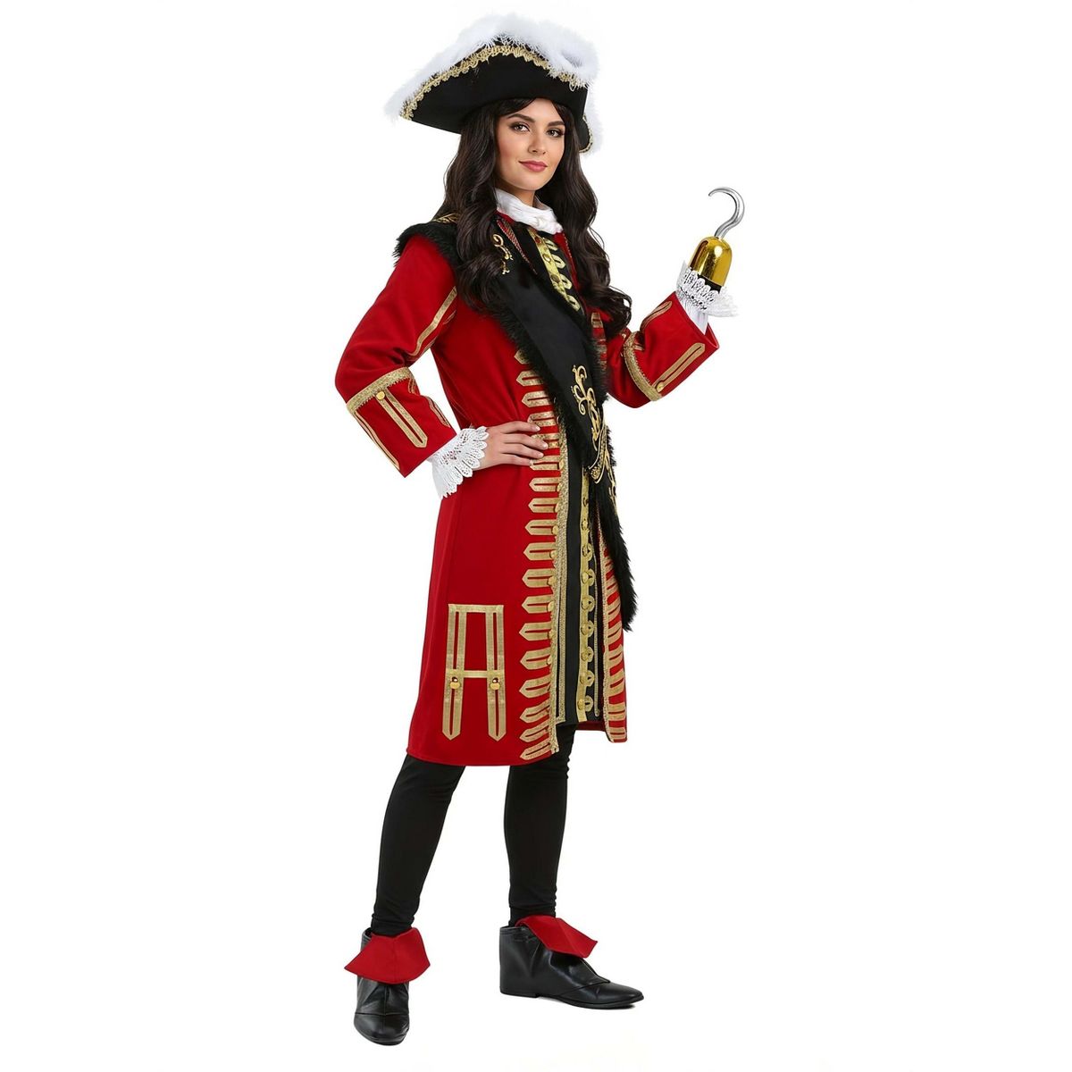 HalloweenCostumes.com Elite Captain Hook Pirate Costume - thumbnail 4