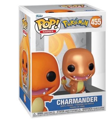 Funko POP! Pokemon Charmander (Metallic) #455 - No Sticker