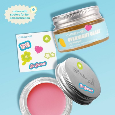 The Creme Shop Overnight Glaze Lip Masque - Mango - 0.25 fl oz