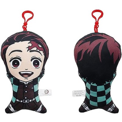 UCC Distributing Demon Slayer 5 Inch Plush Bag Clip Hanger | Tanjiro