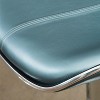 PAGED Luxurious Modern Bar Stools Adjustable Swivel Bar Chairs with Chrome Base for Kitchen Island, Pub, Set of 2 - 4 of 4